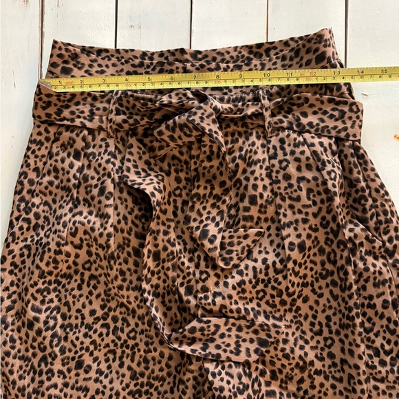 Sugarlips Brown Leopard Print Pants, Small, NWT - Picture 2 of 5